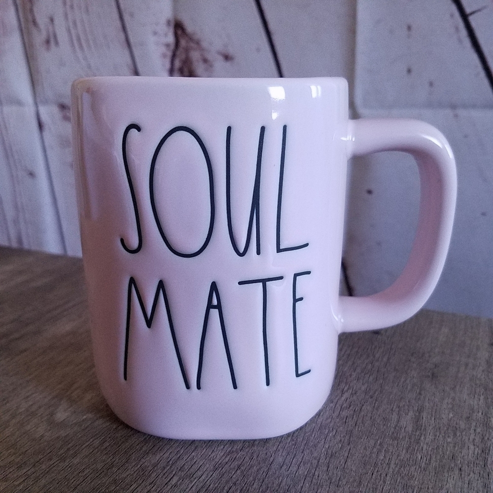 Light Pink Rae Dunn SOUL MATE Mug